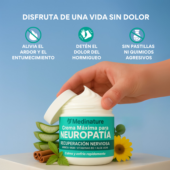 Medinature® - Calma tus manos y pies desde la 1era aplicación